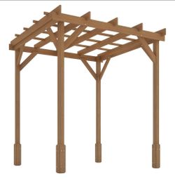 6.6' x 6.6' Pergola