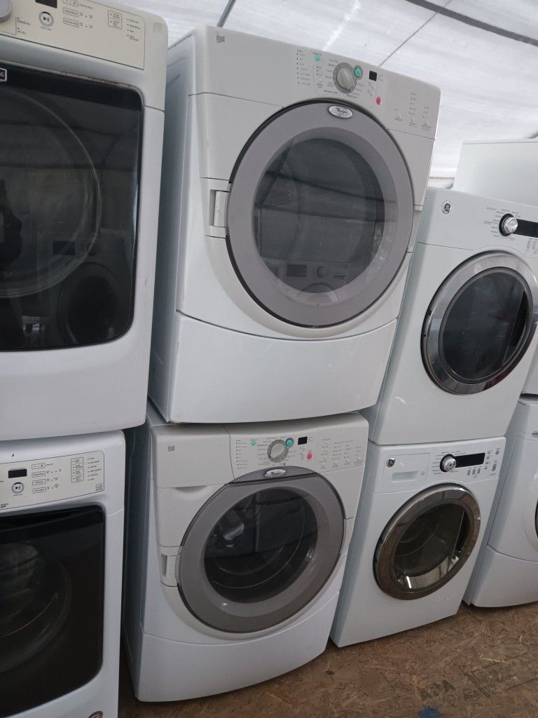 Whirlpool Front Load Washer And Dryer Set Both Works Good Good 👍