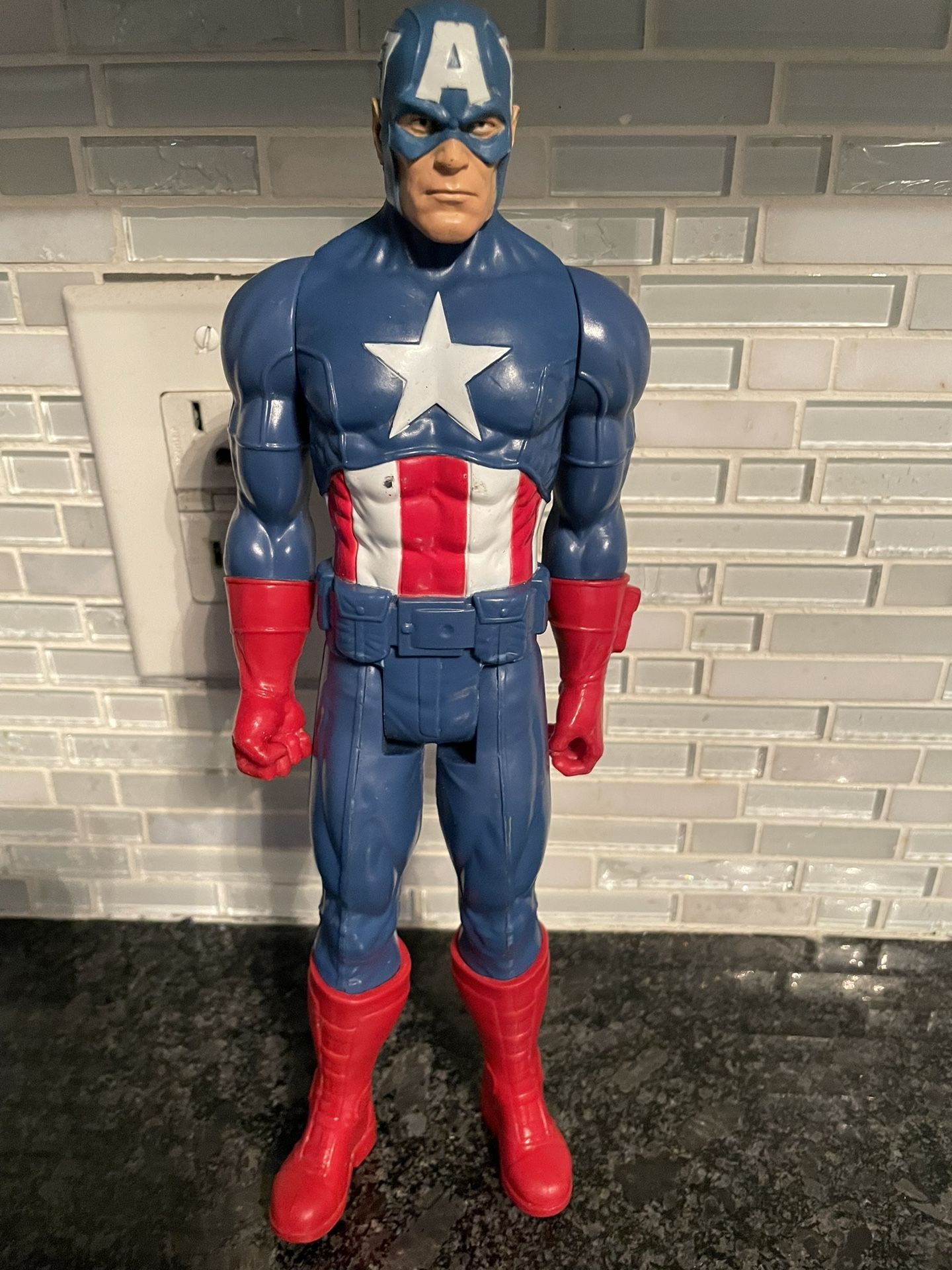 Marvel Avengers Captain America Action Figure Toy 12 In Titan Hero Series 2013