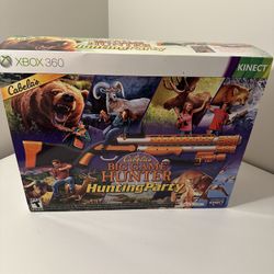 Cabela's Big Game Hunter Hunting Party XBOX 360  Bundle Gun Kinect Brand New