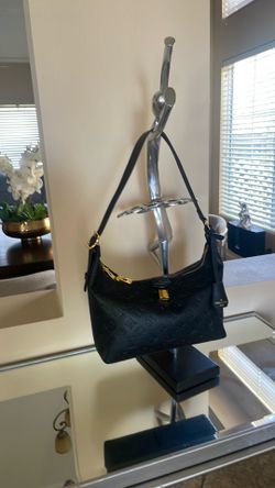 A medium-sized leather bag