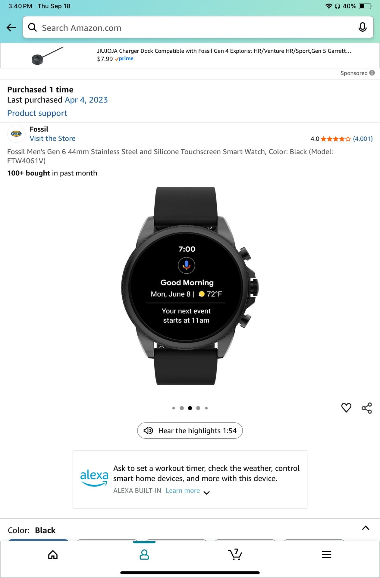 Fossil Men's Gen 6