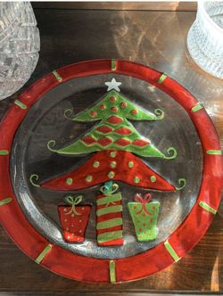 Gorgeous New Unused Christmas Platter