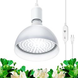 Barrina LED Grow Light Bulb with Timing and Hanging System, 25W Full Spectrum