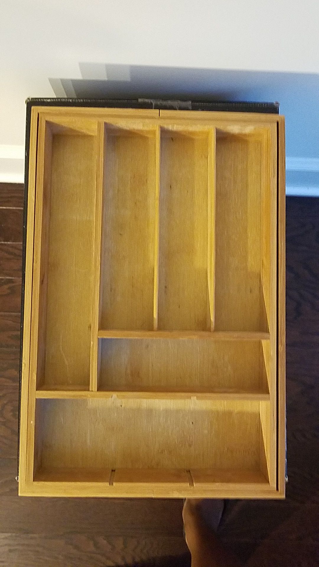 Gently Used Wooden Drawer Organizer