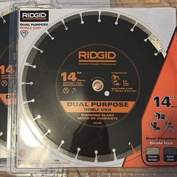Ridged 14 Inch Dual Purpose Diamond Saw Blade 