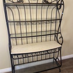 Bakers Rack( Bronze and Marble)