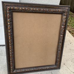 Antique Wooden Bronze Empty Frame