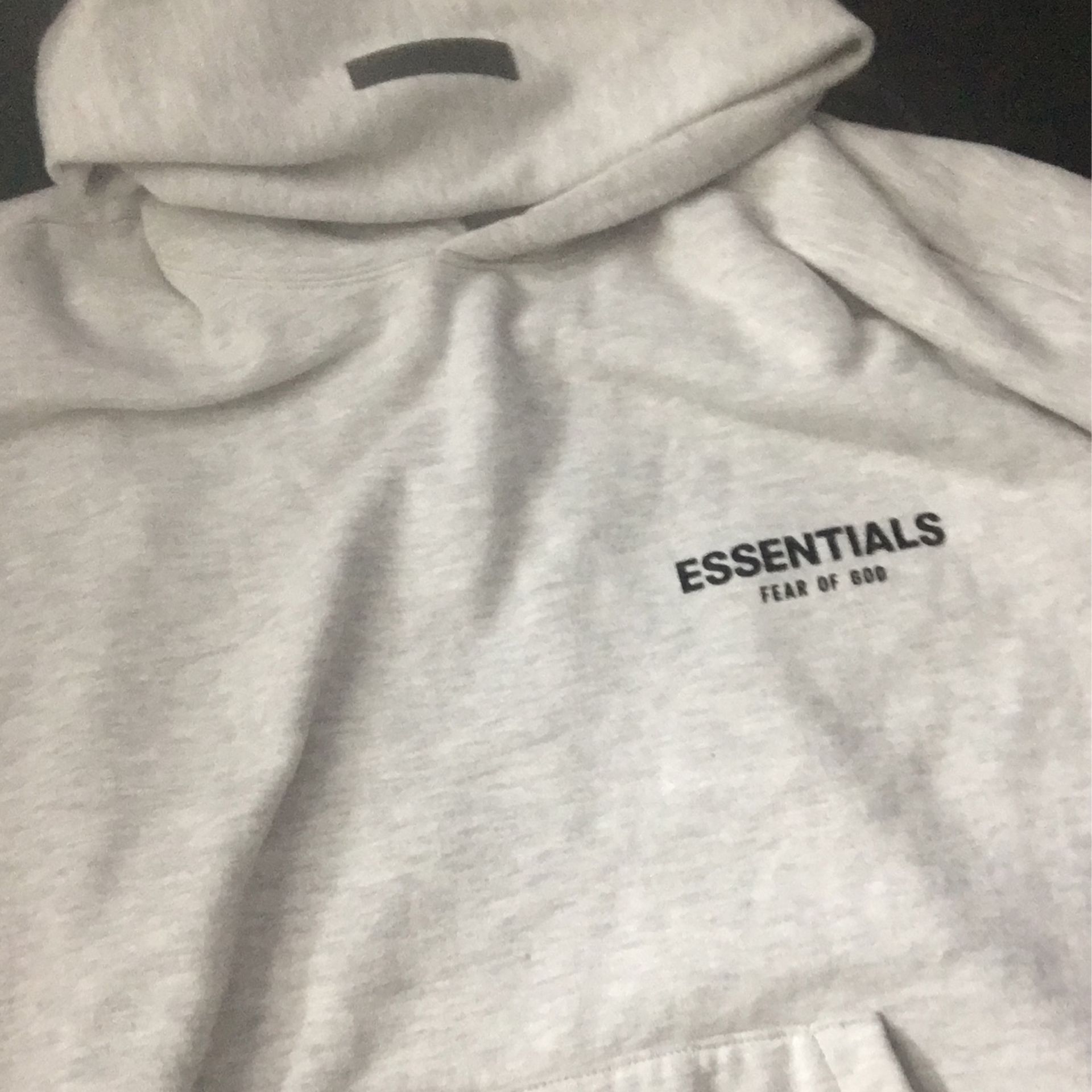 Essentials grey hoodie