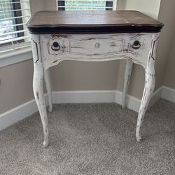 Antique Flipped Side Table