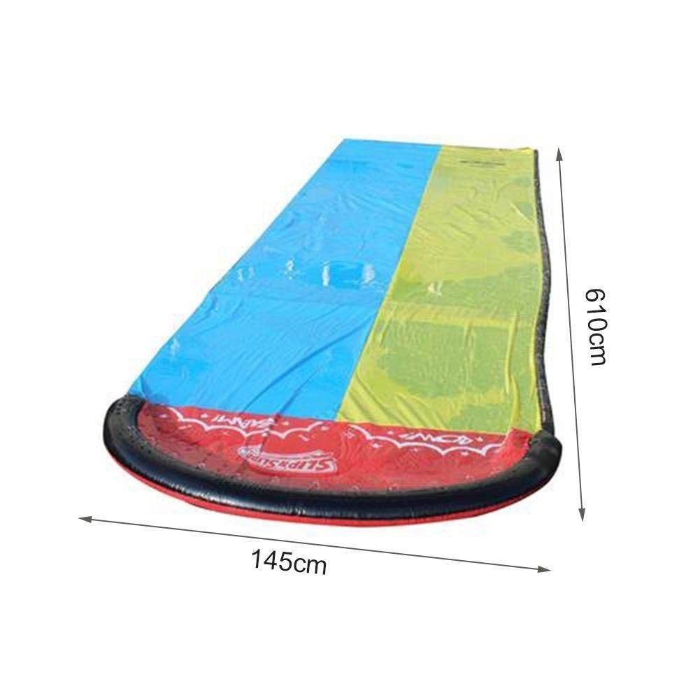 🎁 BRAND NEW LILIANG Children Water Slide Surfboards Sprinker Pool Toys Garden Racing Double Water Slide Spray Summer Toy for Outdoors Super Slide