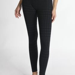 Woman Plaid Leggings