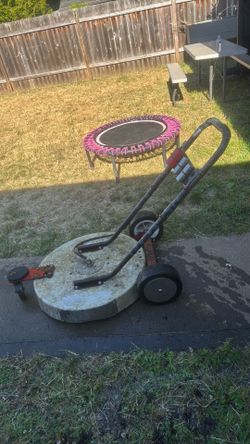 Homemade pavement pressure washer cleaner