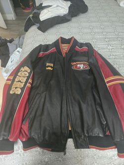 San francisco forty niners leather jacket