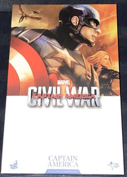 Captain America civil war 1/6 figure hot toys marvel movie masterpieces mms350