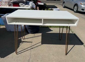 White desk