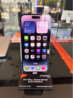 iPhone 14 Pro Max 128GB Unlocked to any carrier! 90 Day warranty! We offer financing.