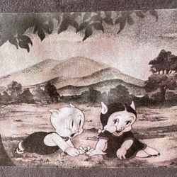 Very Rare Porky Pig Looney Toons T-shirt Size 18 and frameable. Unisex