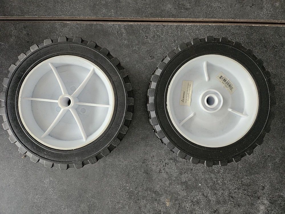 Pair Of 7 Inch Wheels For Wagon Or Dolly