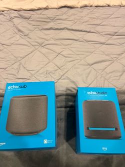Amazon Echo Studio + Sub Speaker Pair