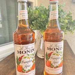 Monin Pumpkin Spice Coffee syrup 
