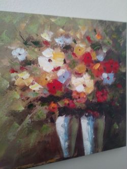 Oil painting " Poppy flowers" Wall art