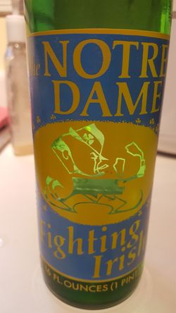 Notre Dame 1973 National Championship 7Up bottle