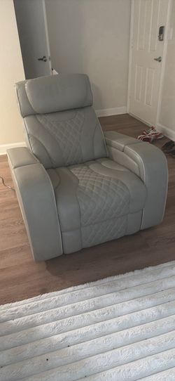 Massage recliner with remote and LED lights