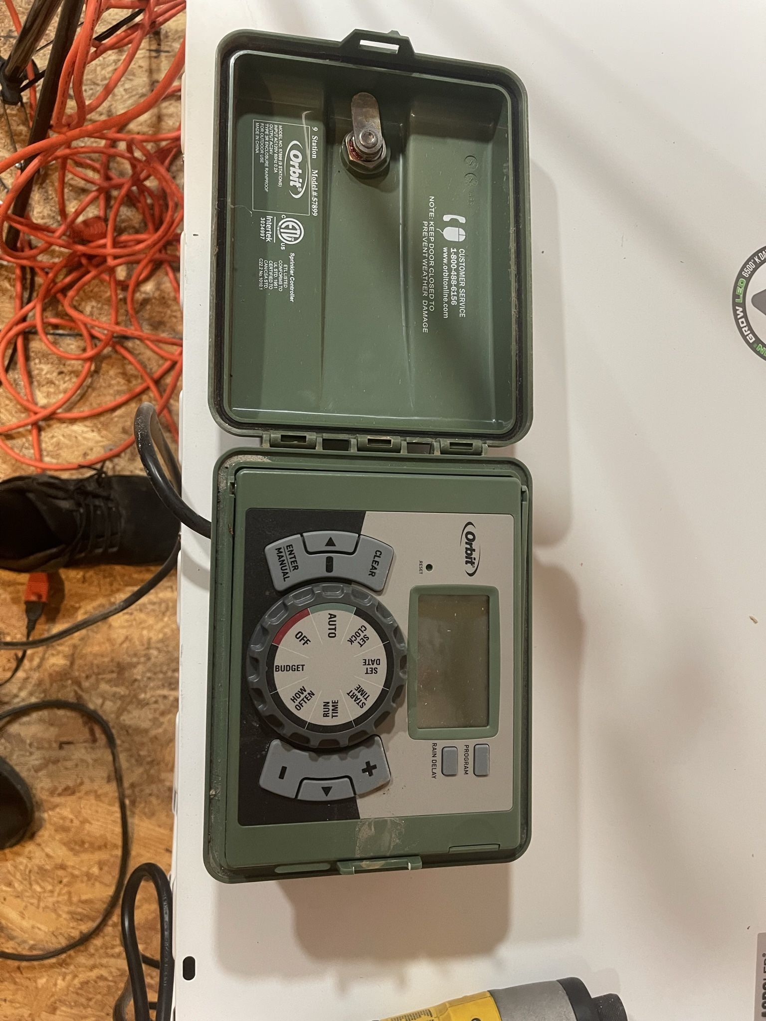 Orbit 57896 Easy Set Logic 6-Station Indoor/Outdoor Sprinkler Timer/Controller Green