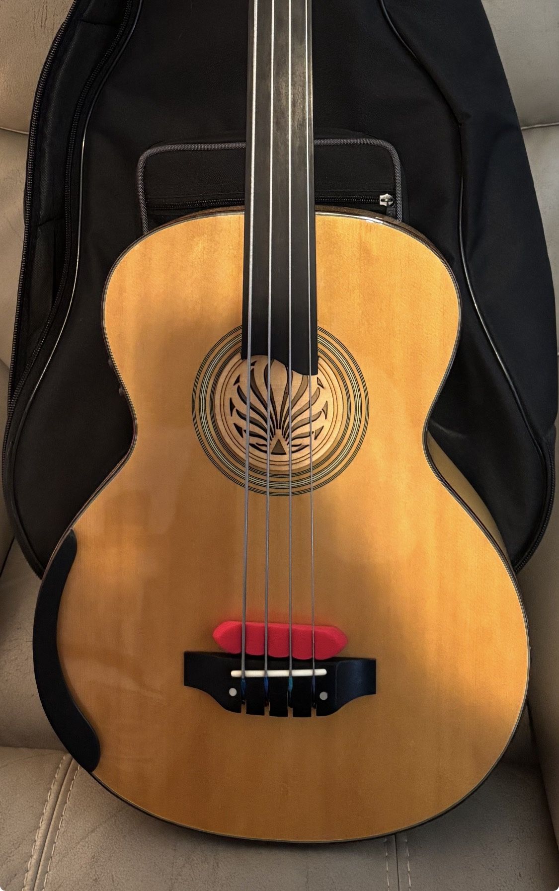 Sigma Guitars STB-ME Acoustic-Electric Bass 4-String with Case