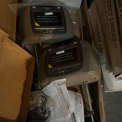 Car Seats Headrest W/ TV Monitor (Set Of 2)