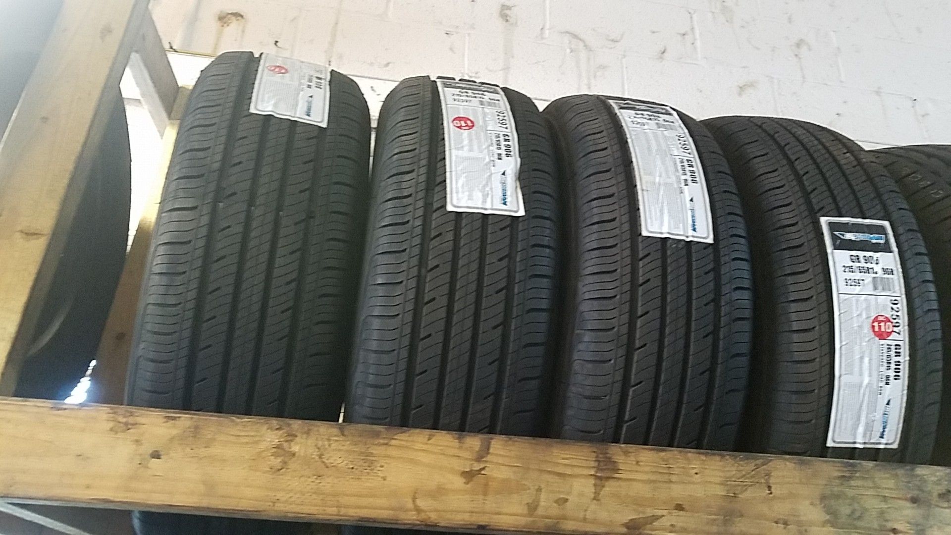 four bright new set of tires for sale 215/65/15