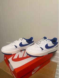 New Nike Gamma Force white blue sneakers women's 7 men's 5.5 with Box
