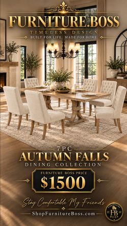 7-Piece Autumn Falls Dining Collection