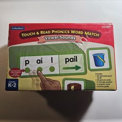 Lakeshore Touch and Read Phonics Word Match— Vowel Sounds Sealed