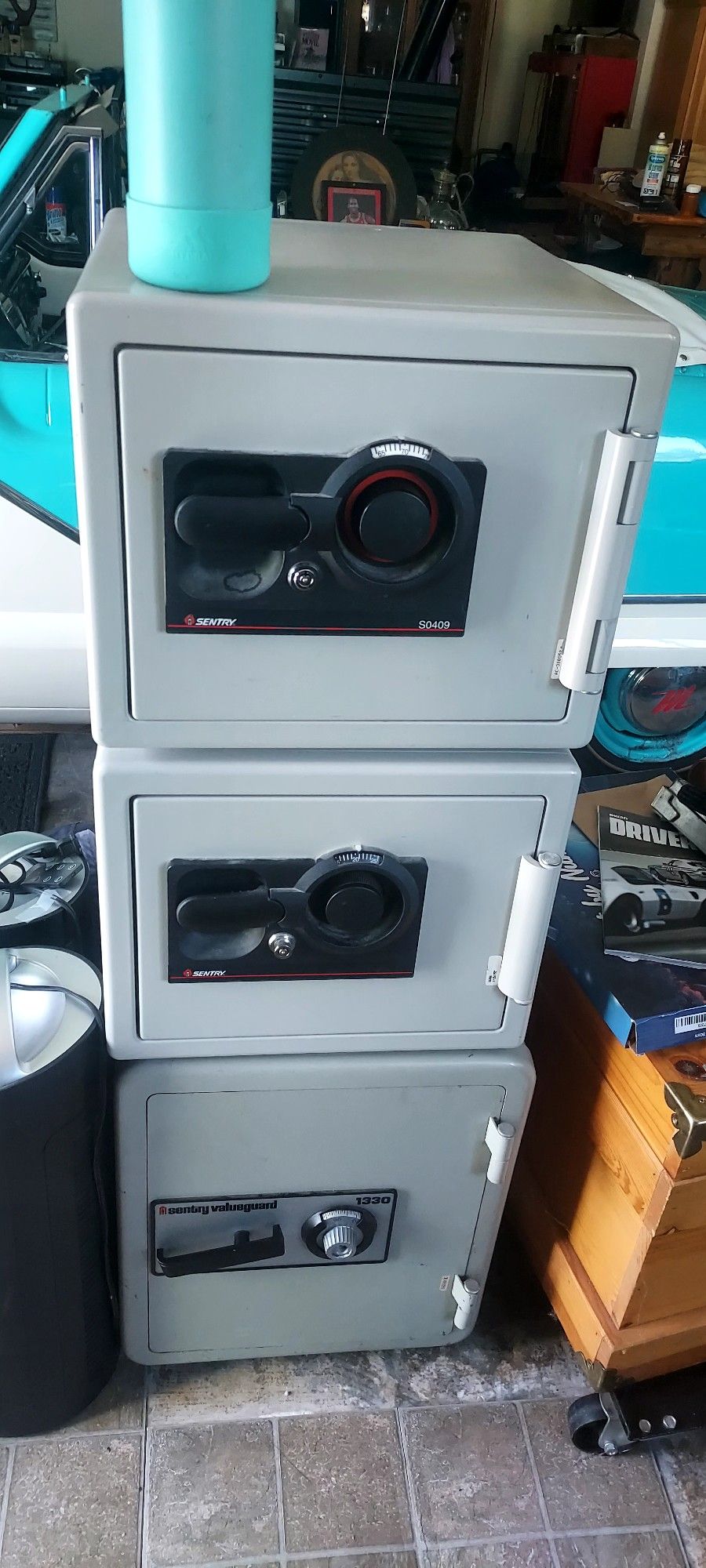 3 Large Safes