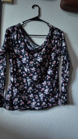 SHEIN Floral Long Sleeve Top