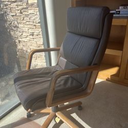 Office Chair And Plastic Mat