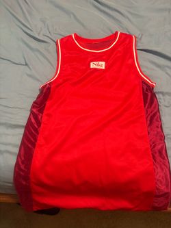 Nike Red Mesh Basketball Jersey