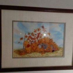 WALT DISNEY - WINNIE THE POOH - FRAMED PRINT 15"×12"