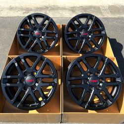 18” Toyota Tacoma TRD OEM Wheels Satin Black