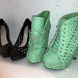 Size 8 REFRESH HEELS and WILD DIVA