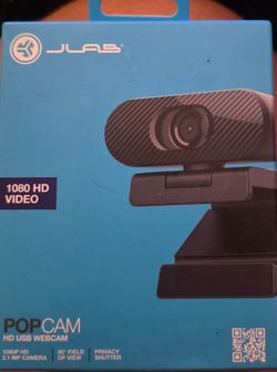 JLab PopCam 1080p HD USB Webcam