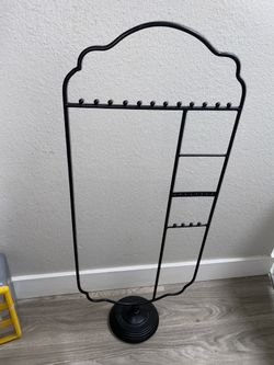 Black Tabletop Jewelry Vendor Display 