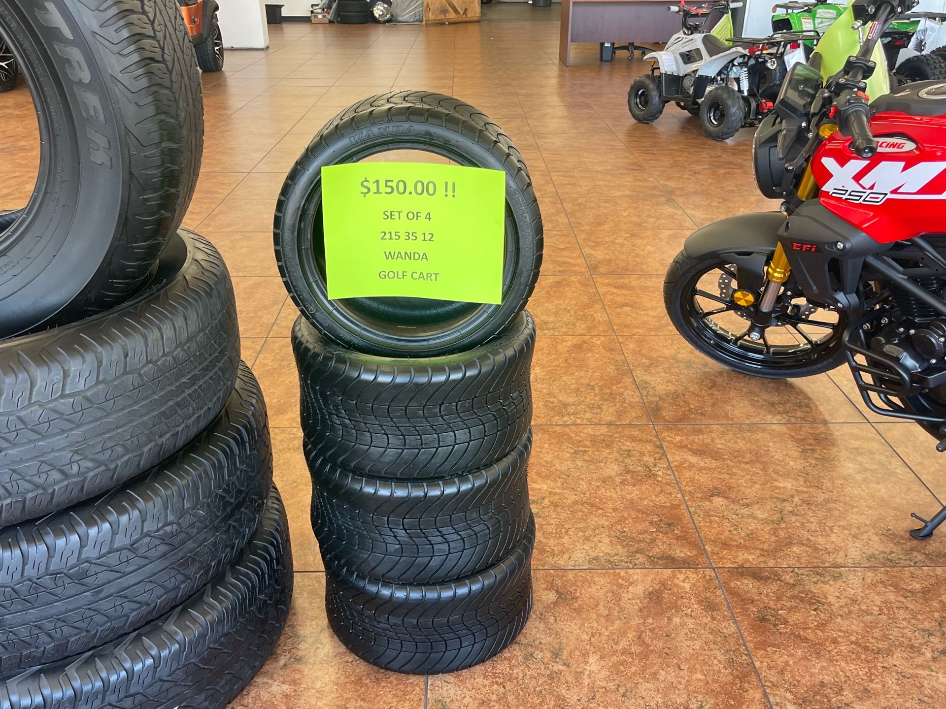 Brand New Golf Cart Tires $150 Per Set