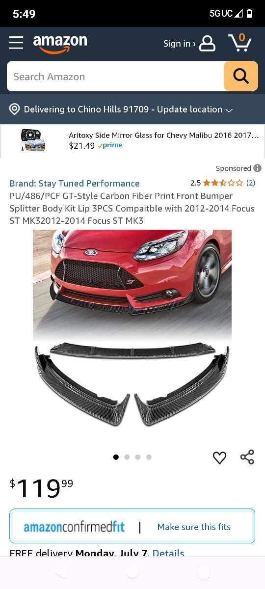 Ford Focus Splitter