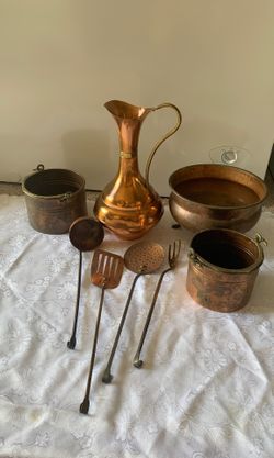 Vintage copper items