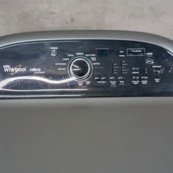 Whirlpool Cabrio Platinum Dryer The Dryer Is Silver Large Capacity Has The Steam Settings All The Belts And Whistles You Can Ask For