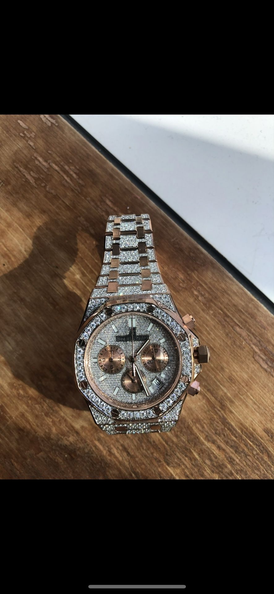 VVS MOISSANITE WATCH - DIAMOND TESTER APPROVED