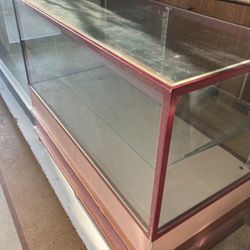 Vintage pink display case 